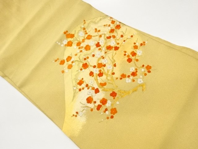 JAPANESE NAGOYA OBI / WOVEN UME
